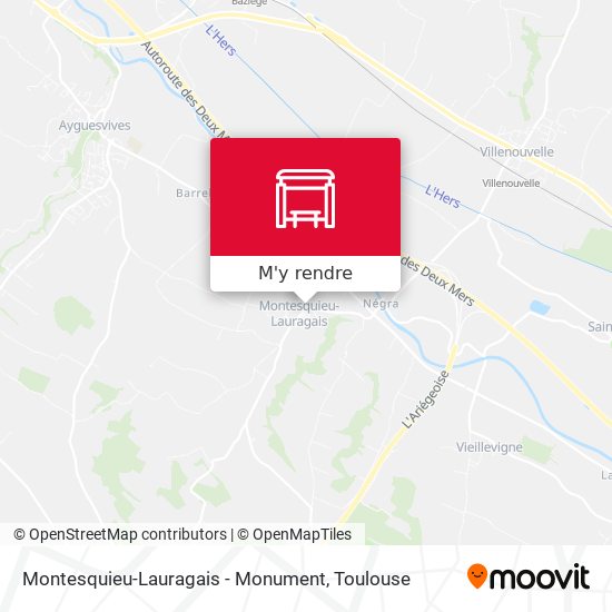 Montesquieu-Lauragais - Monument plan