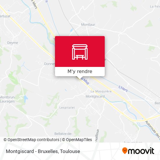 Montgiscard - Bruxelles plan
