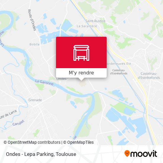Ondes - Lepa Parking plan