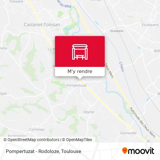 Pompertuzat - Rodoloze plan