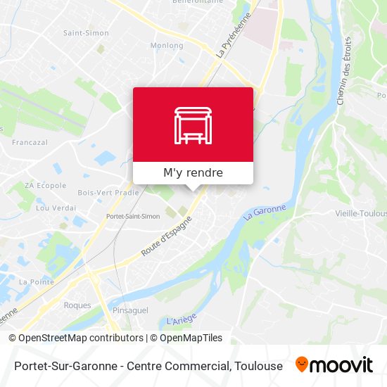 Portet-Sur-Garonne - Centre Commercial plan