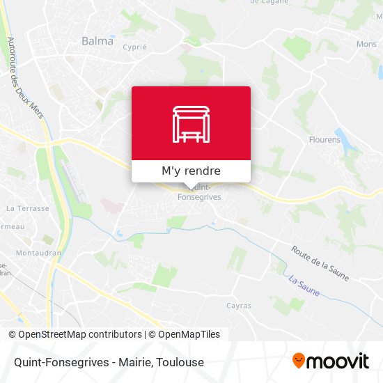 Quint-Fonsegrives - Mairie plan