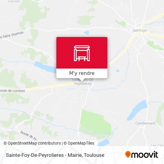 Sainte-Foy-De-Peyrolieres - Mairie plan
