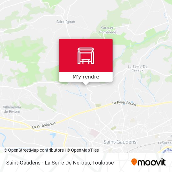 Saint-Gaudens - La Serre De Nérous plan