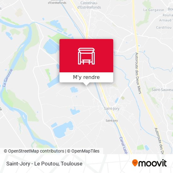 Saint-Jory - Le Poutou plan