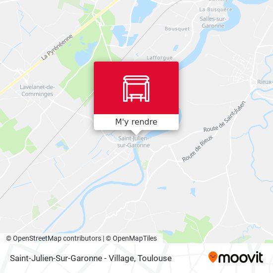 Saint-Julien-Sur-Garonne - Village plan