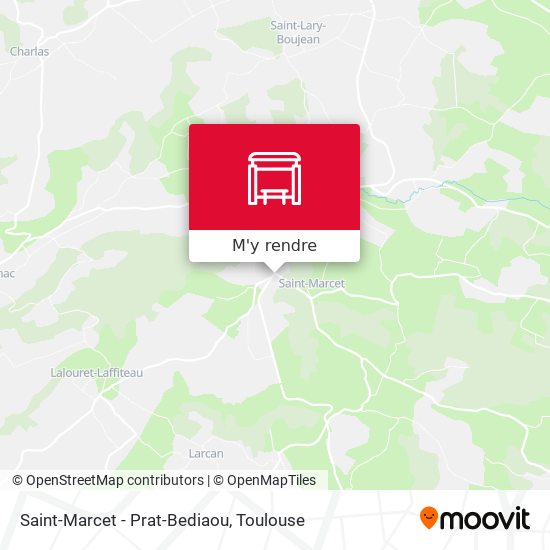 Saint-Marcet - Prat-Bediaou plan