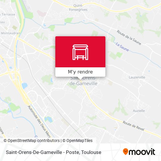 Saint-Orens-De-Gameville - Poste plan