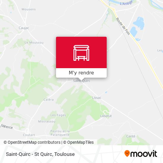 Saint-Quirc - St Quirc plan