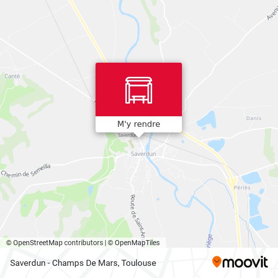 Saverdun - Champs De Mars plan