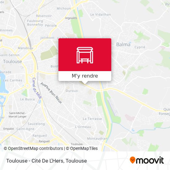 Toulouse - Cité De L'Hers plan
