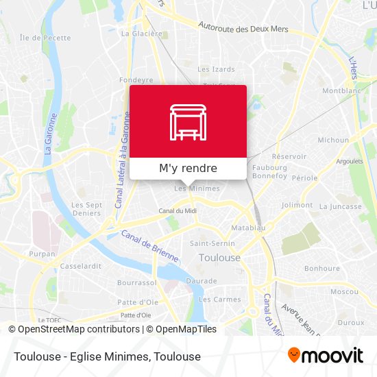 Toulouse - Eglise Minimes plan