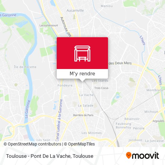 Toulouse - Pont De La Vache plan