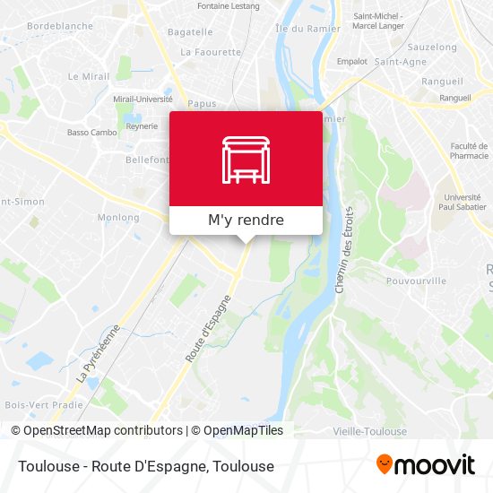 Toulouse - Route D'Espagne plan