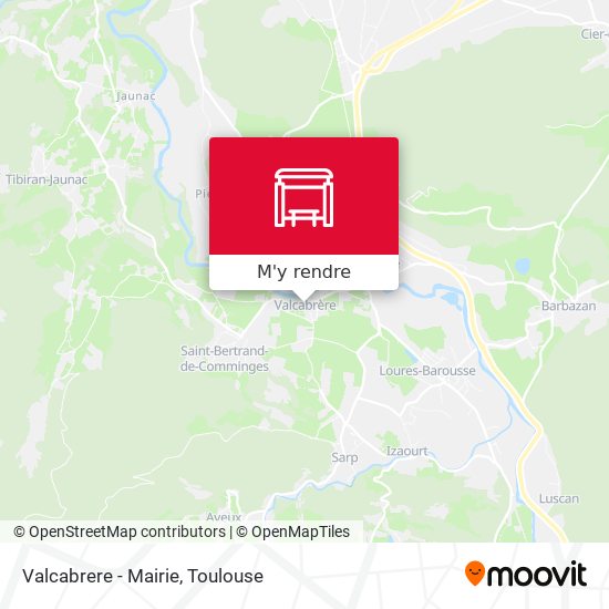 Valcabrere - Mairie plan