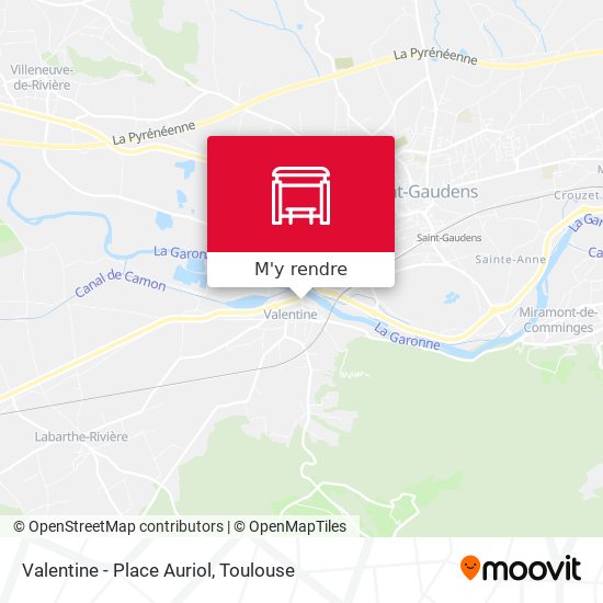 Valentine - Place Auriol plan