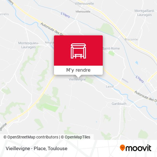 Vieillevigne - Place plan