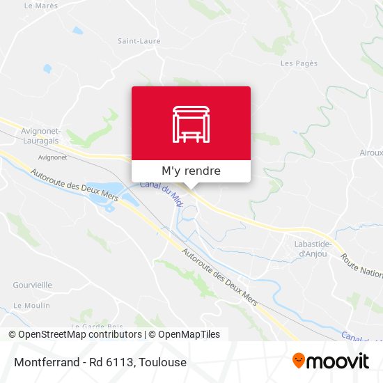 Montferrand - Rd 6113 plan