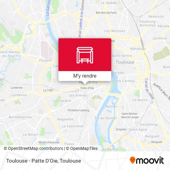 Toulouse - Patte D'Oie plan