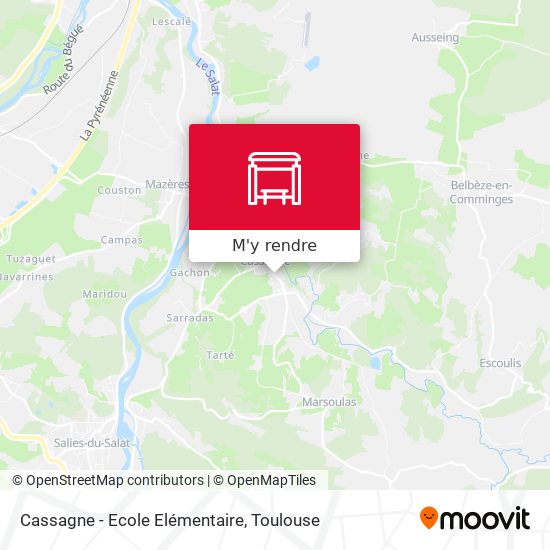 Cassagne - Ecole Elémentaire plan