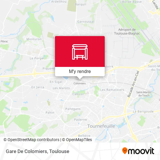 Gare De Colomiers plan