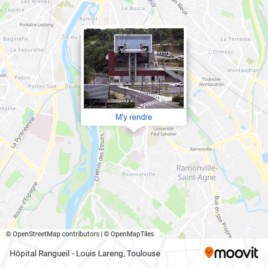 Hôpital Rangueil - Louis Lareng plan