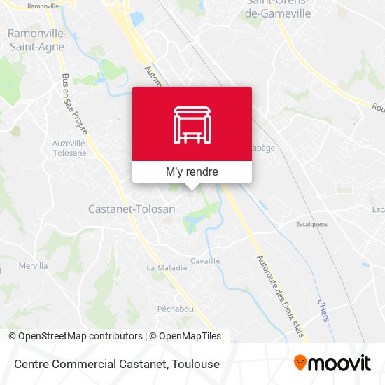 Centre Commercial Castanet plan