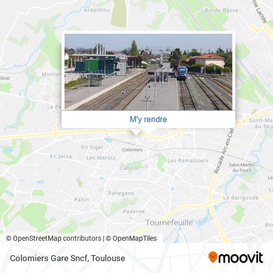 Colomiers Gare Sncf plan