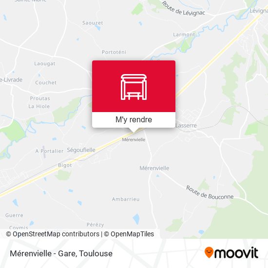 Mérenvielle - Gare plan
