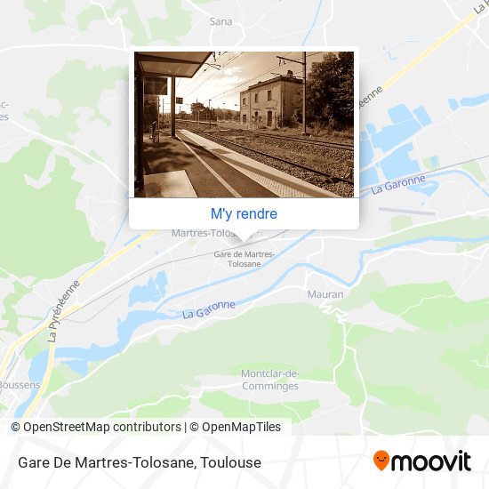 Gare De Martres-Tolosane plan