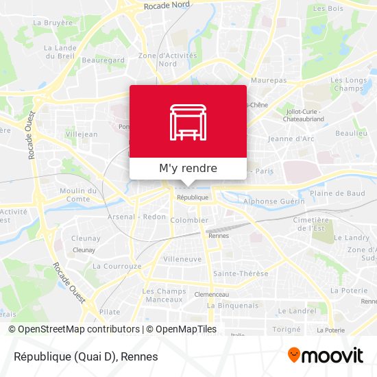 République (Quai D) plan