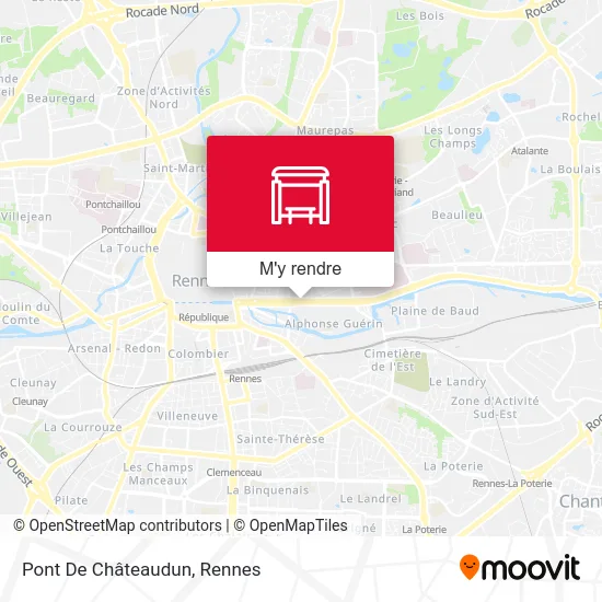 Pont De Châteaudun plan