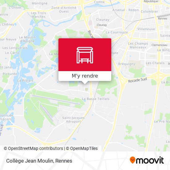 Collège Jean Moulin plan