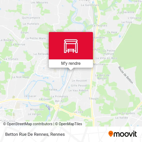 Betton Rue De Rennes plan