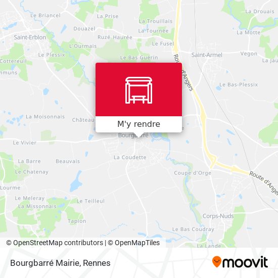 Bourgbarré Mairie plan