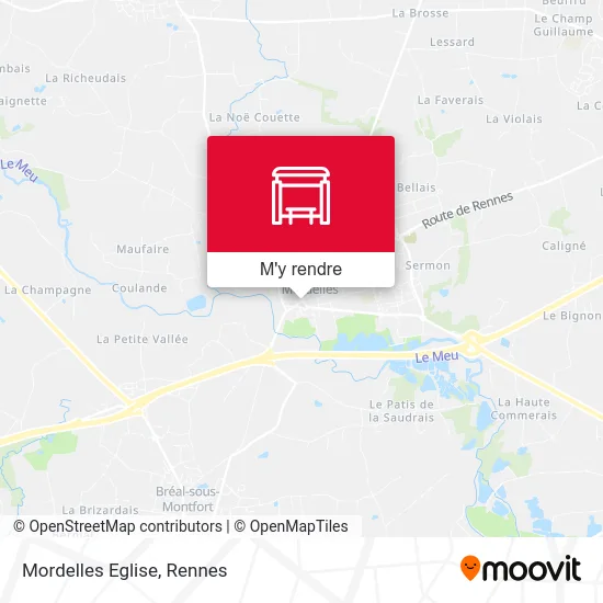 Mordelles Eglise plan