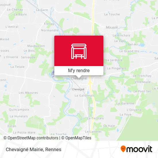 Chevaigné Mairie plan