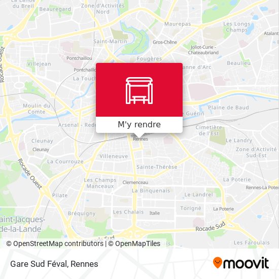 Gare Sud Féval plan