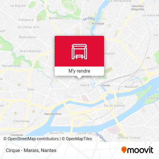 Cirque - Marais plan