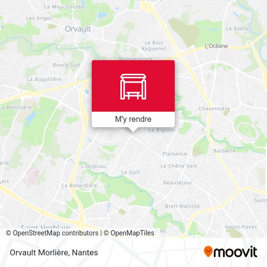 Orvault Morlière plan