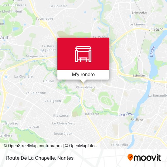 Route De La Chapelle plan