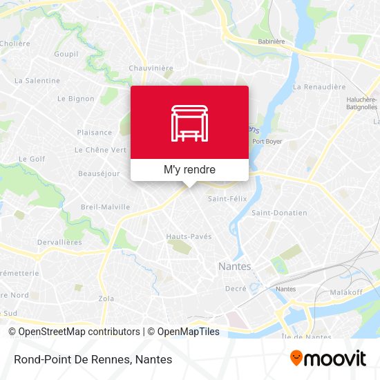 Rond-Point De Rennes plan