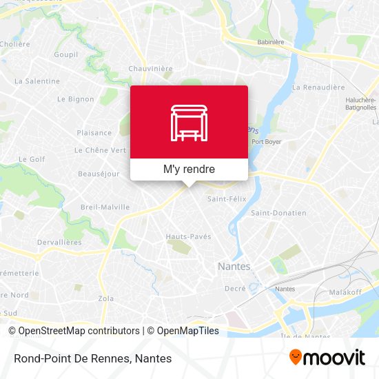 Rond-Point De Rennes plan