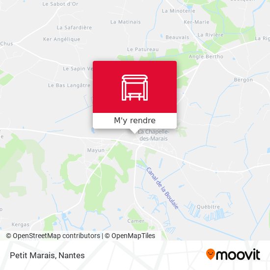 Petit Marais plan