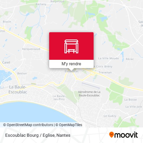 Escoublac Bourg / Eglise plan