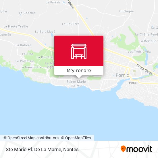 Ste Marie Pl. De La Marne plan