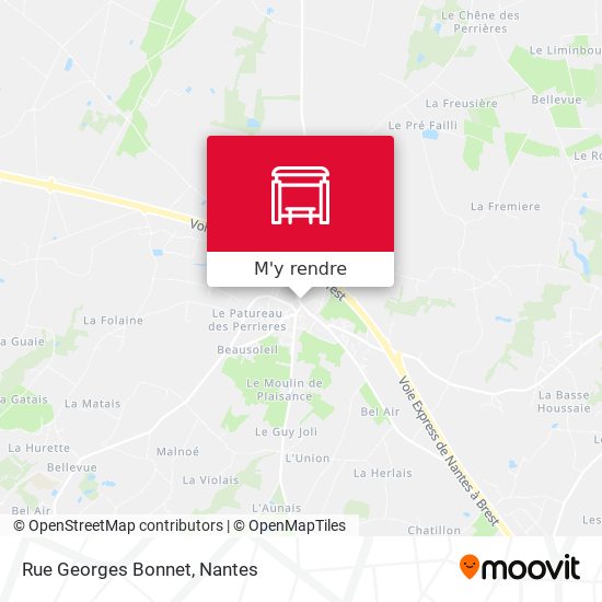 Rue Georges Bonnet plan