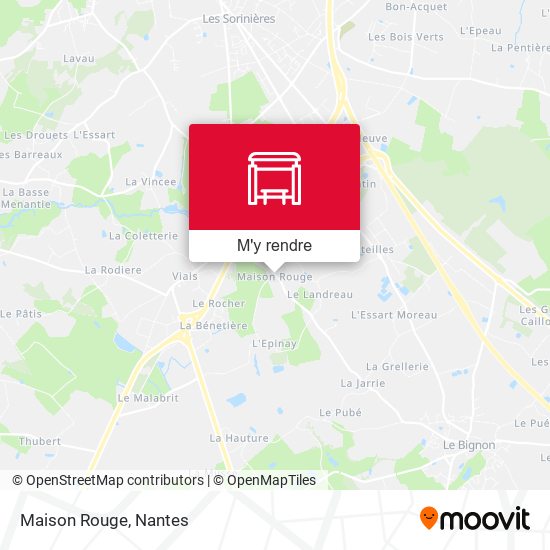 Maison Rouge plan