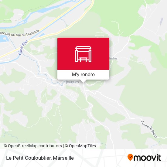 Le Petit Couloublier plan