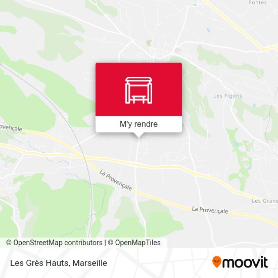 Les Grès Hauts plan